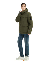 HARDLAND Men's Waterproof Tactical Jacket with Hood – Warm Outdoor Cargo Coat
